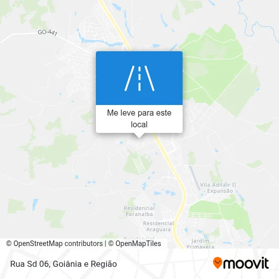 Rua Sd 06 mapa