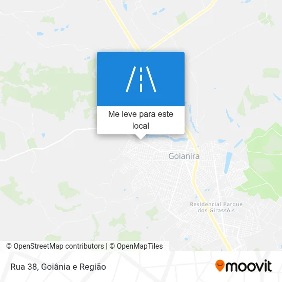 Rua 38 mapa