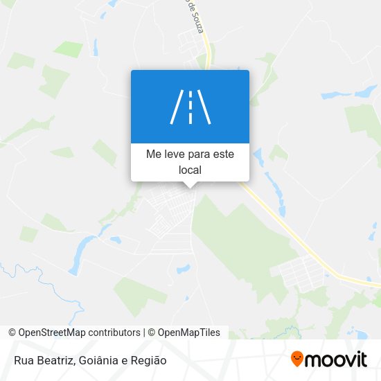 Rua Beatriz mapa