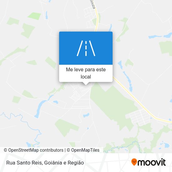 Rua Santo Reis mapa
