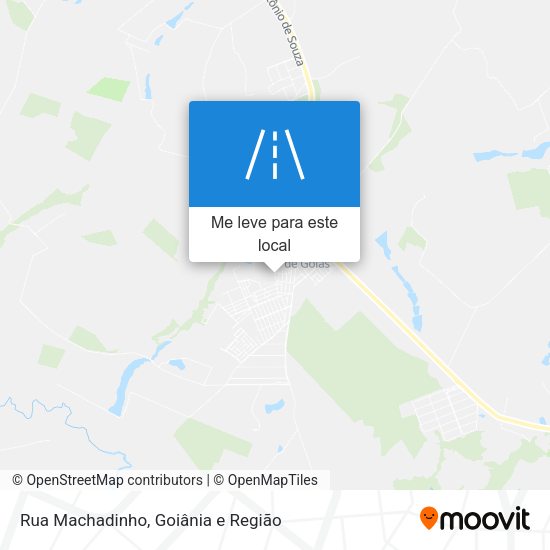 Rua Machadinho mapa