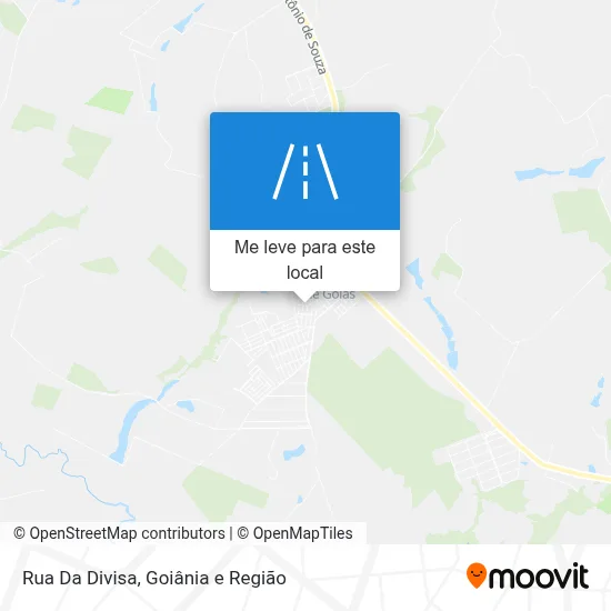 Rua Da Divisa mapa