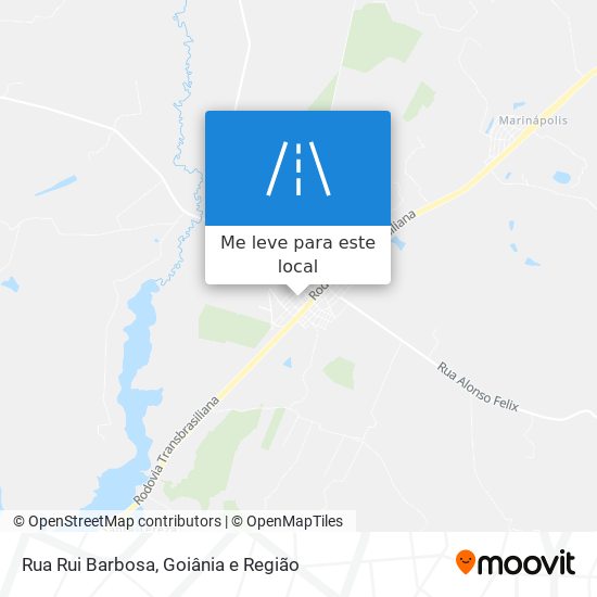 Rua Rui Barbosa mapa