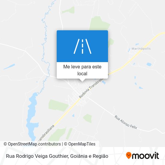 Rua Rodrigo Veiga Gouthier mapa