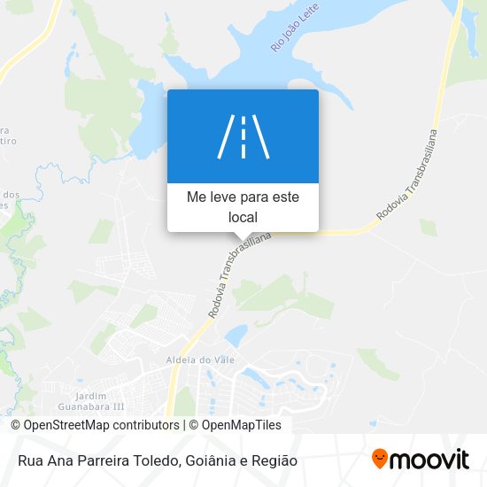 Rua Ana Parreira Toledo mapa