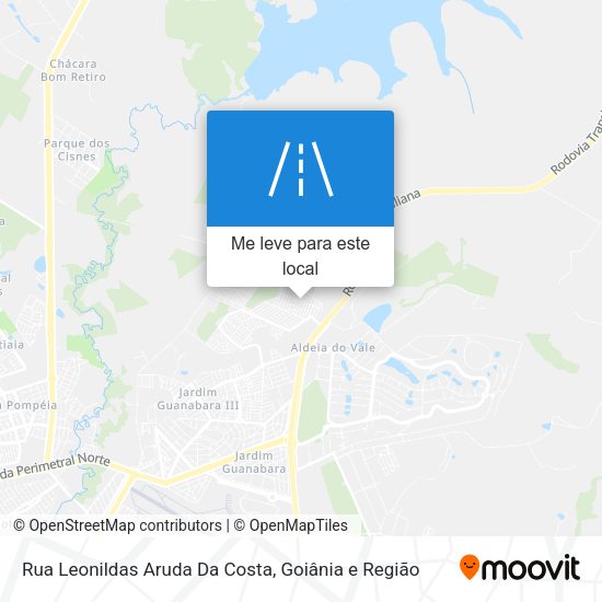 Rua Leonildas Aruda Da Costa mapa