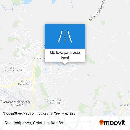 Rua Jenipapos mapa
