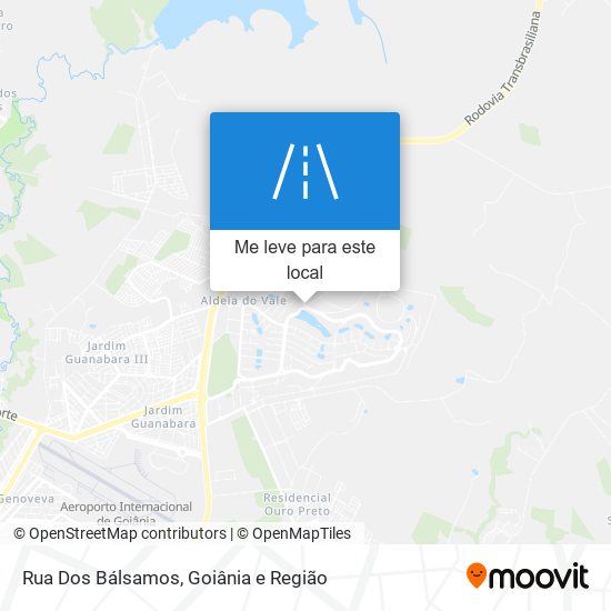 Rua Dos Bálsamos mapa