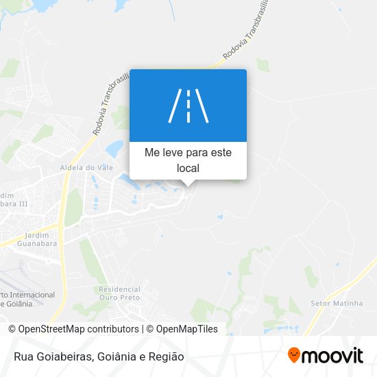 Rua Goiabeiras mapa