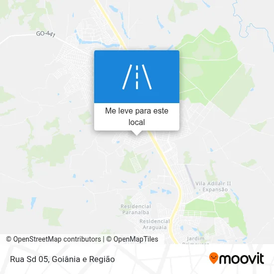 Rua Sd 05 mapa