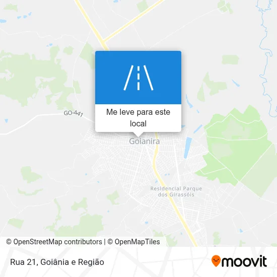 Rua 21 mapa