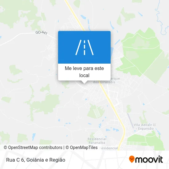Rua C 6 mapa