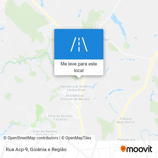 Rua Acp-9 mapa