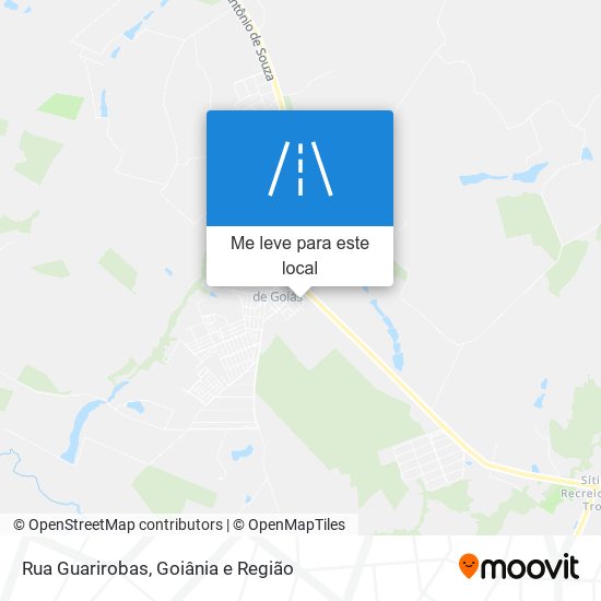 Rua Guarirobas mapa