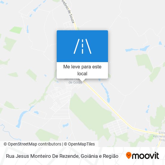 Rua Jesus Monteiro De Rezende mapa