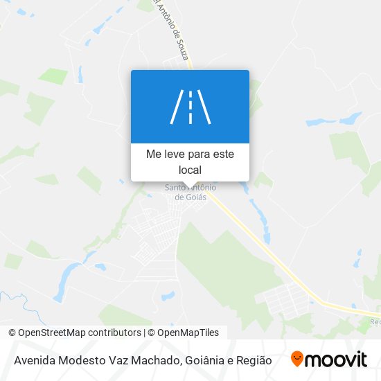 Avenida Modesto Vaz Machado mapa