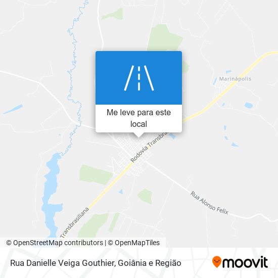 Rua Danielle Veiga Gouthier mapa