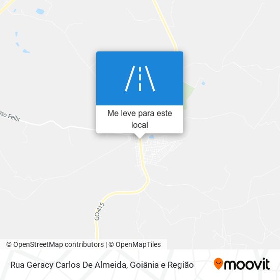 Rua Geracy Carlos De Almeida mapa