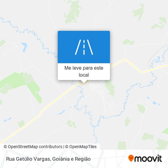 Rua Getúlio Vargas mapa