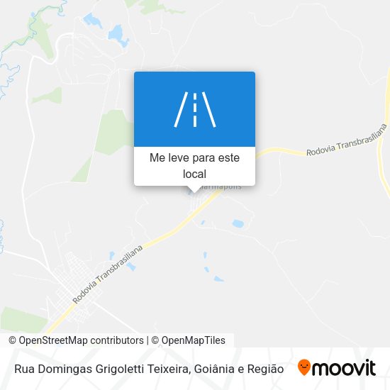 Rua Domingas Grigoletti Teixeira mapa