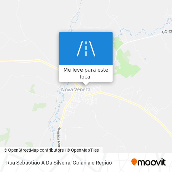 Rua Sebastião A Da Silveira mapa
