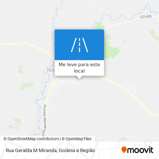 Rua Geralda M Miranda mapa