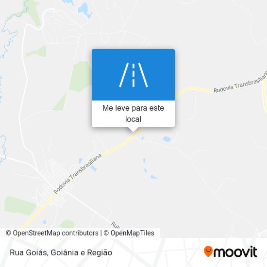 Rua Goiás mapa