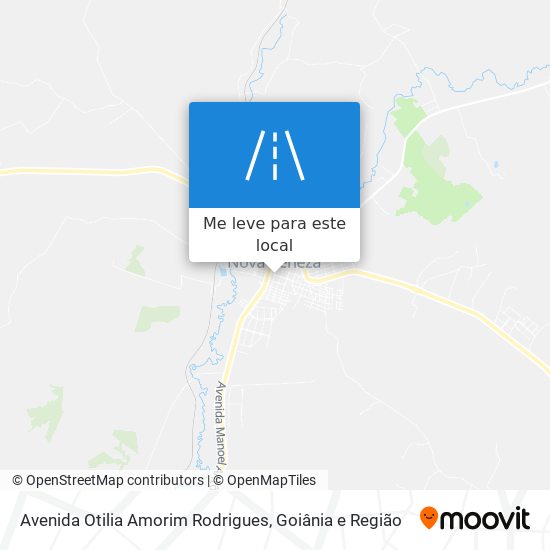 Avenida Otilia Amorim Rodrigues mapa
