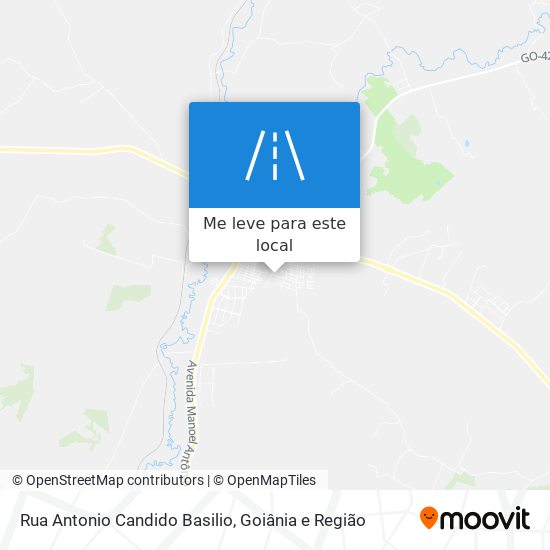 Rua Antonio Candido Basilio mapa