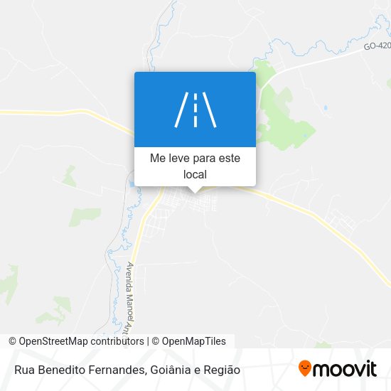 Rua Benedito Fernandes mapa
