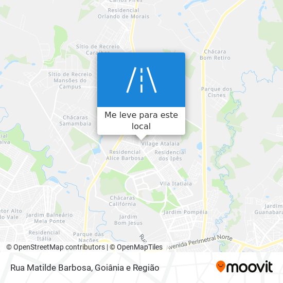 Rua Matilde Barbosa mapa