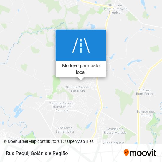 Rua Pequi mapa