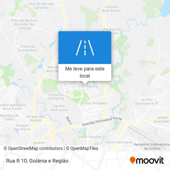 Rua R 10 mapa