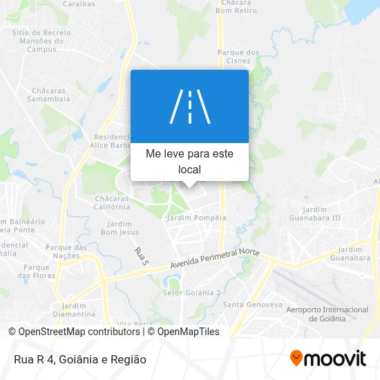 Rua R 4 mapa
