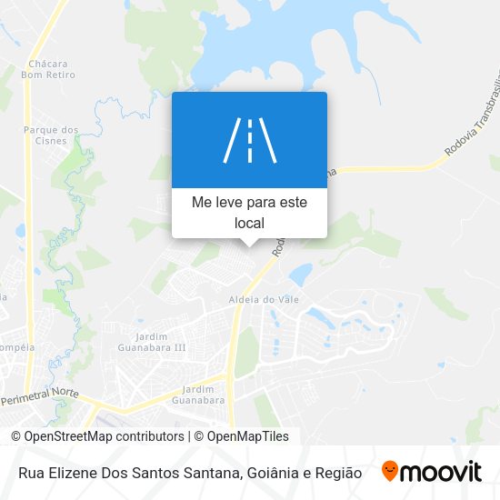 Rua Elizene Dos Santos Santana mapa