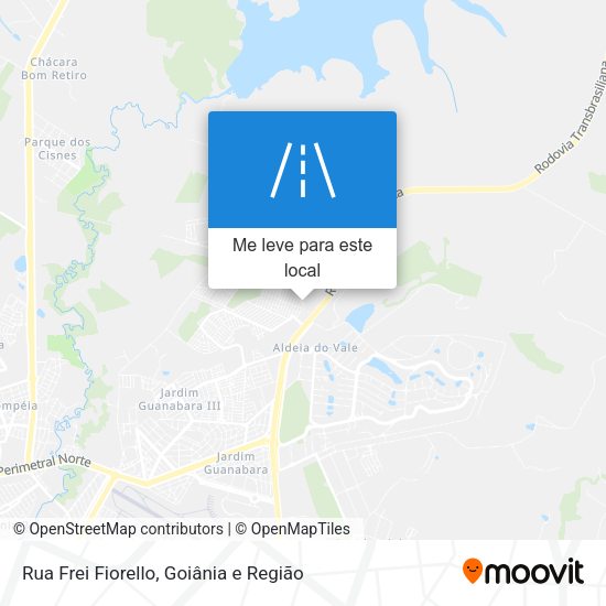 Rua Frei Fiorello mapa
