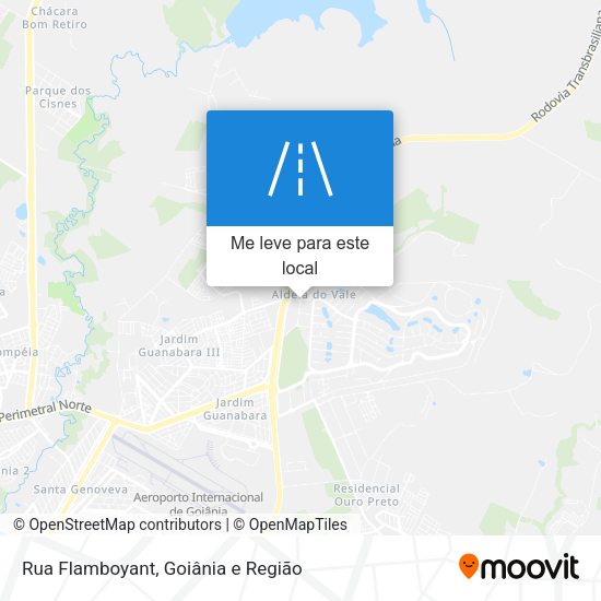 Rua Flamboyant mapa