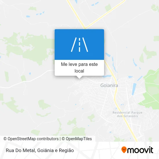 Rua Do Metal mapa