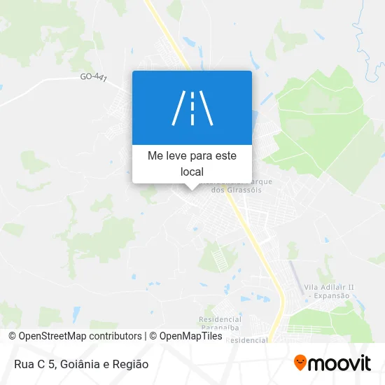 Rua C 5 mapa