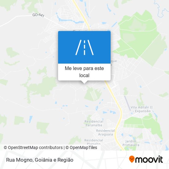 Rua Mogno mapa