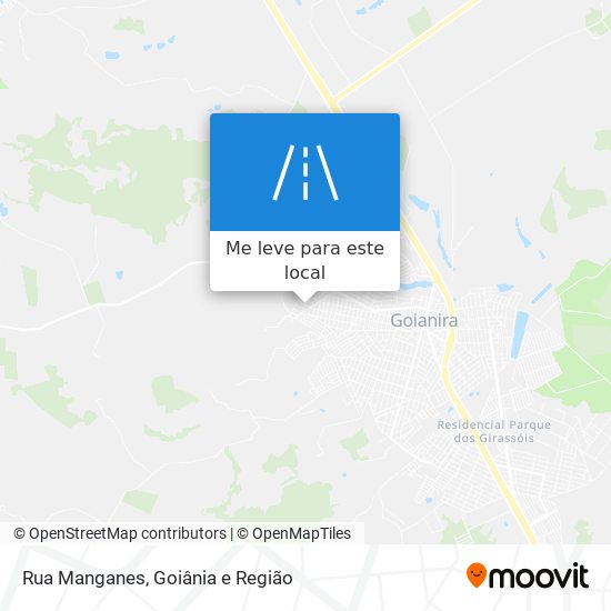 Rua Manganes mapa