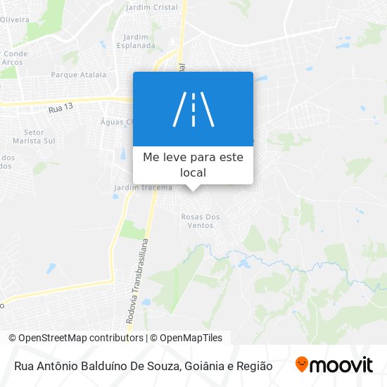 Rua Antônio Balduíno De Souza mapa