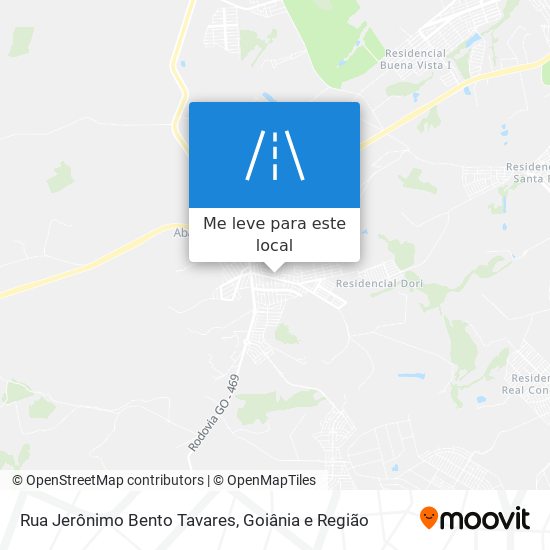 Rua Jerônimo Bento Tavares mapa