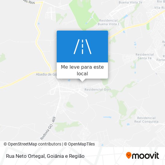 Rua Neto Ortegal mapa