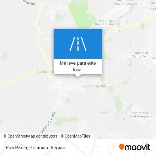 Rua Paula mapa