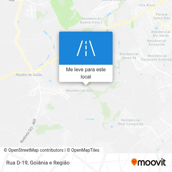 Rua D-19 mapa
