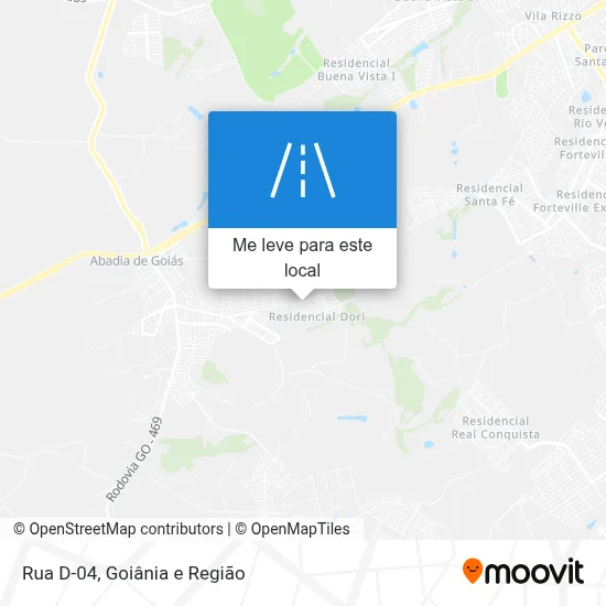 Rua D-04 mapa