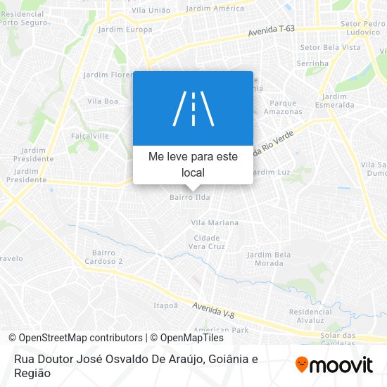 Rua Doutor José Osvaldo De Araújo mapa