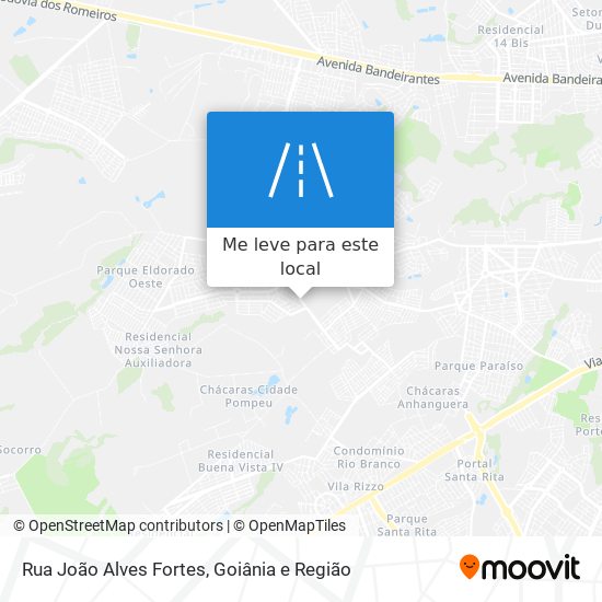 Rua João Alves Fortes mapa