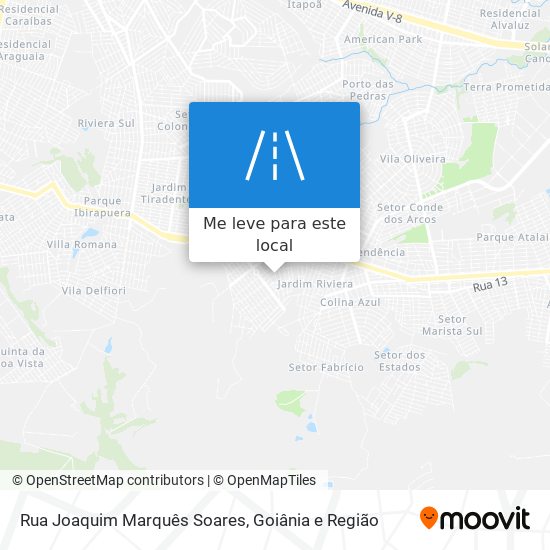 Rua Joaquim Marquês Soares mapa